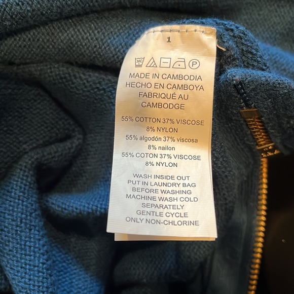 Michael Kors Teal Cotton Blend Sweater - Picture 8 of 8